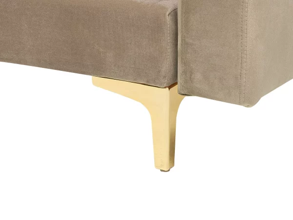 Dreisitzer ABERDEEN Samt Sandbeige CH