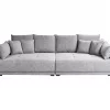 Sofa TORPO, Grey with Black, DEF