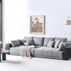 Sofa TORPO, Grey with Black, DEF