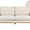 2 Seater Sofa Light Beige Cord SIGGARD,DEF