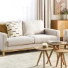 2 Seater Sofa Light Beige Cord SIGGARD,DEF