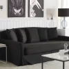 3-Sitzer Sofa GILJA schwarz CH