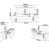 Sofa Set LEIRA weiss CH