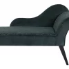 Chaiselongue BIARRITZ grün Blättermuster rechts CH