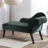 Chaiselongue BIARRITZ grün Blättermuster rechts CH