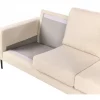 Sofá de 3 lugares em tecido bouclé creme GAVLE