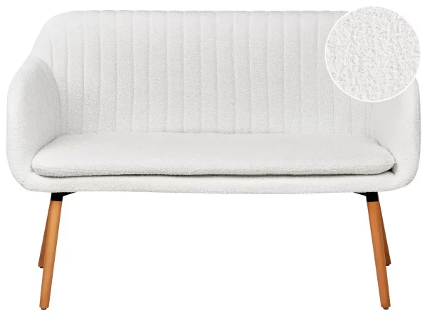 Sofa TABY, off-white boucle, carton 1/1, LF DEF