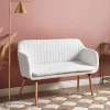 Sofa TABY, off-white boucle, carton 1/1, LF DEF