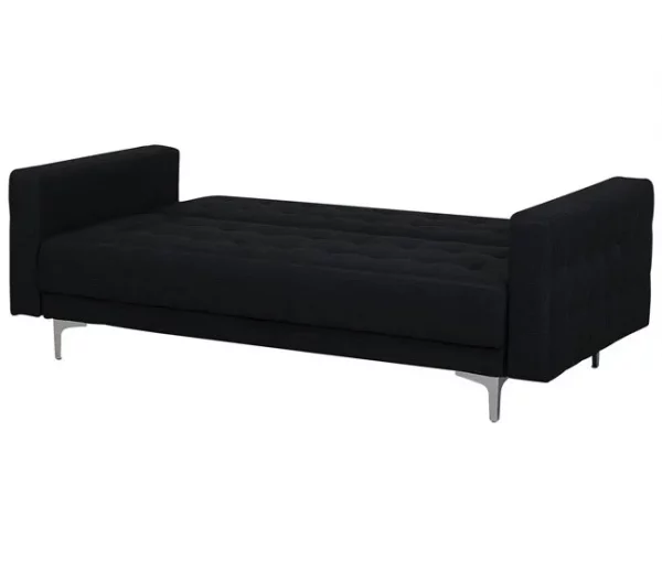Conjunto de sofás reclináveis com 5 lugares em tecido cinzento grafite ABERDEEN