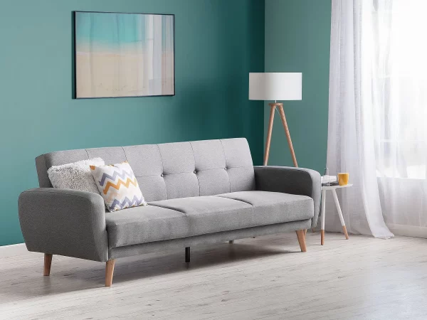 3-er Schlafsofa FLORLI hellgrau CH
