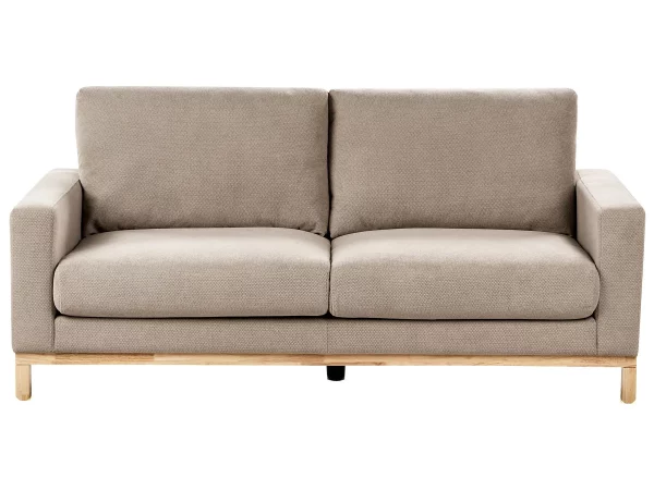 2 Seater Fabric Sofa Taupe SIGGARD,DEF