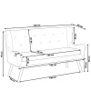 Sofa SKIBBY, Green, DEF