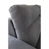 Sofá de canto KENDAL com cama e arca esquerda 4 lugares cinza