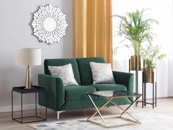 Sofa FENES, 2er Sitzer, grün CH.