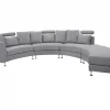Sofa ROTUNDE hellgrau    CH neu