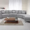 Sofa ROTUNDE hellgrau    CH neu