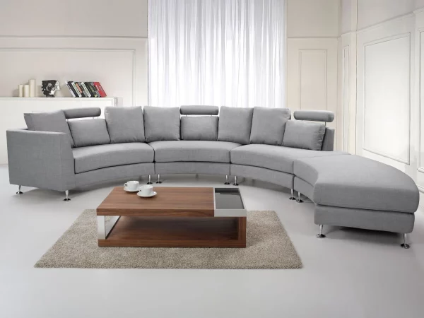 Sofa ROTUNDE hellgrau    CH neu