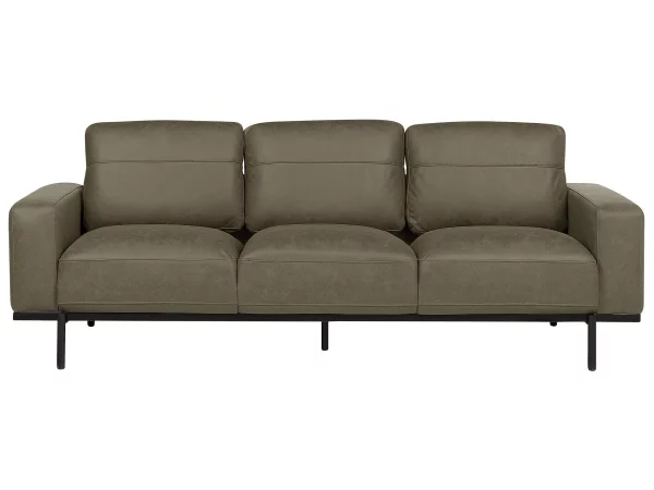 Fabric Sofa SOVIK, 3-seater, Green DEF