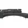 Sofa ROTUNDE grau CH