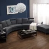 Sofa ROTUNDE grau CH
