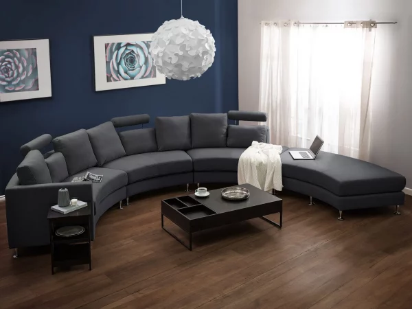 Sofa ROTUNDE grau CH