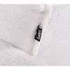 Chaise-longue em bouclé branco ALNES