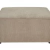 Chaise-longue em bombazine taupe LEMVIG