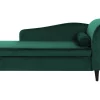 Chaiselongue LUIRO smaragdgrün rechtsseitig CH