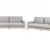 Fabric Sofa Set Grey SIGGARD,DEF