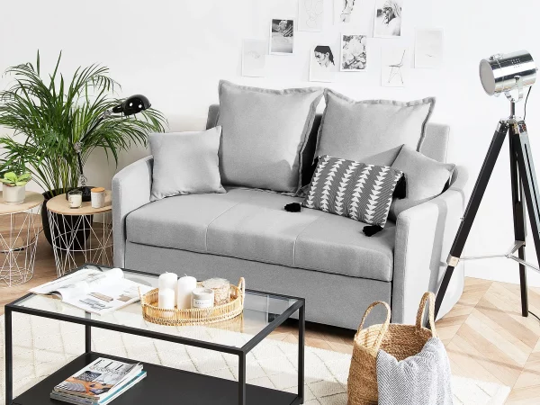 Sofa HOVIN 2er Sitzer hellgrau CH