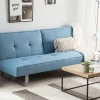 Schlafsofa DUBLIN blau 190 cm CH