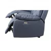 Sofá relaxante elétrico de 3 lugares ESPRIT cor azul