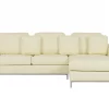 Sofa Ecksofa L OSLO BEIGE ohne Ottomane CH.