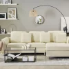 Sofa Ecksofa L OSLO BEIGE ohne Ottomane CH.