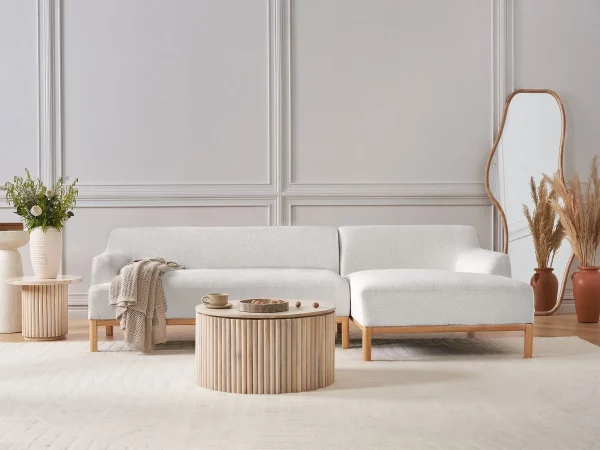 Left Corner Sofa Off-White SOSJO