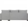 Chaise longue com cama MARLON reversível 3 lugares cinza