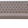 Sofa TORSBY, light brown, fabric DEF