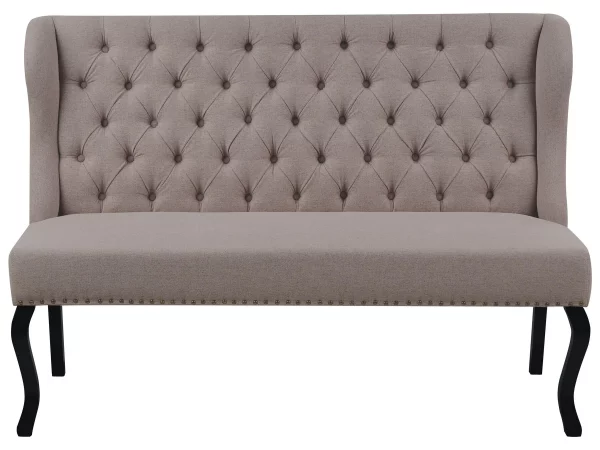 Sofa TORSBY, light brown, fabric DEF
