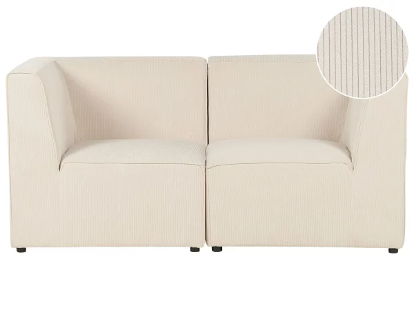 2 Seater Sofa, LEMVIG, Beige, DEF
