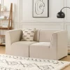 2 Seater Sofa, LEMVIG, Beige, DEF