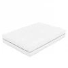Cama de casal 140x200cm, sofá-cama com cabeceira e iluminação ambiente, completo com colchão, comando, rosa