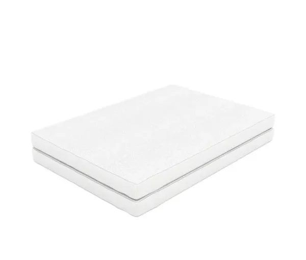 Cama de casal 140x200cm, sofá-cama com cabeceira e iluminação ambiente, completo com colchão, comando, rosa