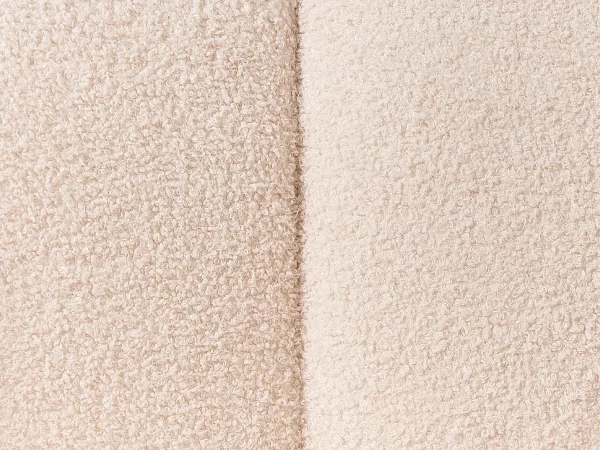 Right Hand Boucle Chaise Lounge ALLIER Beige DEF