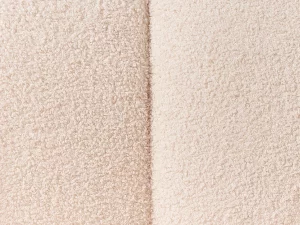 Right Hand Boucle Chaise Lounge ALLIER Beige DEF
