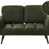 Sofa BREKKE dark green, boucle