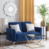 Sofa FENES, 2er Sitzer, Dunkelblau CH