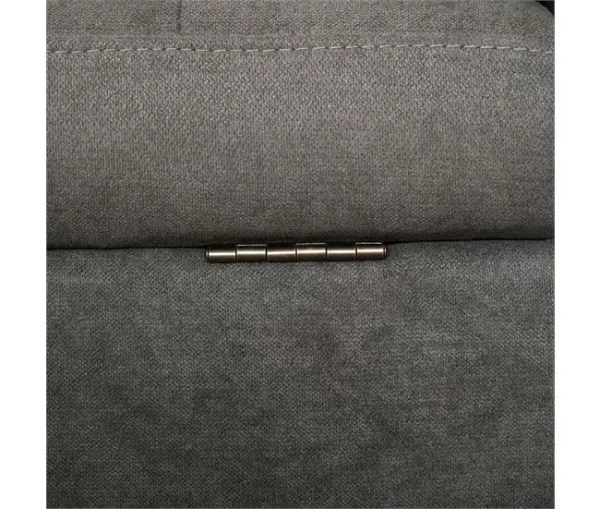 HOMCOM Sofá de 3 lugares acolchoado com 3 almofadas e apoios de braço Espaço de armazenamento Estilo moderno para sala de estar Quarto 166,5x62x82 cm cinza