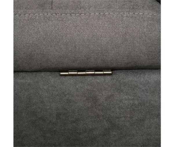 HOMCOM Sofá de 3 lugares acolchoado com 3 almofadas e apoios de braço Espaço de armazenamento Estilo moderno para sala de estar Quarto 166,5x62x82 cm cinza