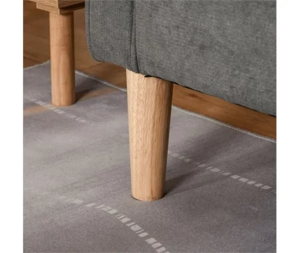 HOMCOM Sofá de 3 lugares acolchoado com 3 almofadas e apoios de braço Espaço de armazenamento Estilo moderno para sala de estar Quarto 166,5x62x82 cm cinza