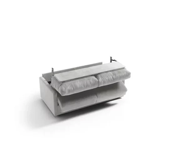 Sofá cama de 2 lugares AVA cinzento